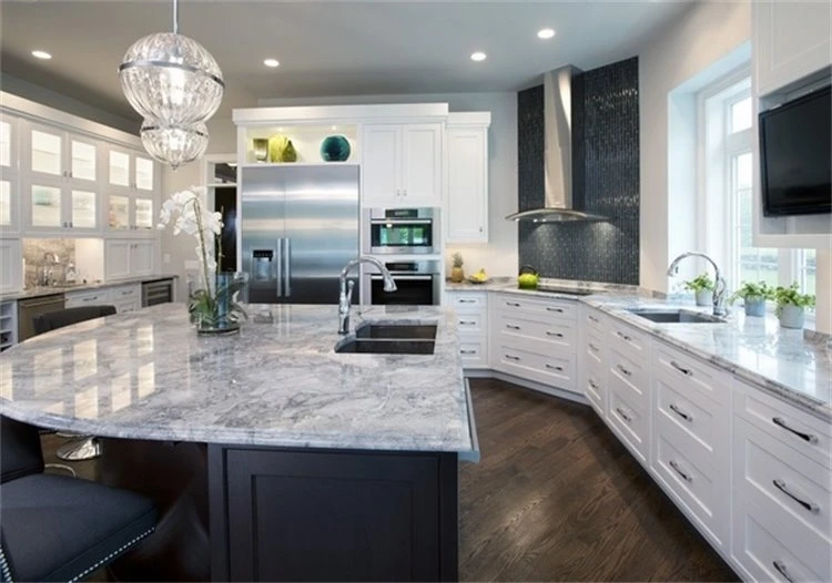 super white kitchen countertop